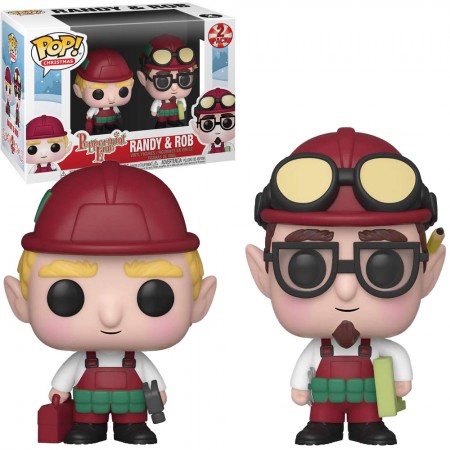 Bonecos Funko Pop Christmas Peppermint Lane - Randy & Rob  (2pack)