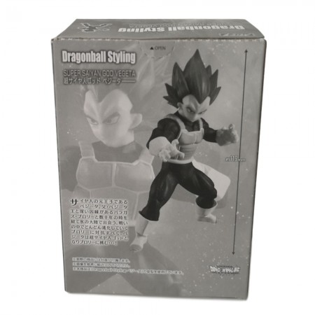 Boneco Bandai Dragon Ball Styling - Super Saiyan God Vegeta (39786)