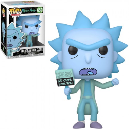 Funko Pop Animation Rick And Morty - Hologram Rick Clone 659