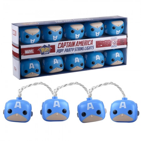Funko Pop Lights Marvel Captain America