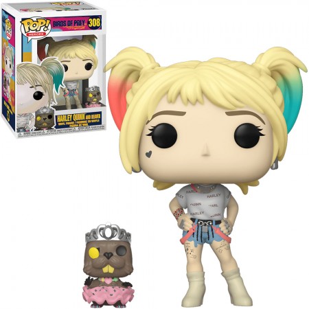 Funko Pop Heroes Birds Of Prey - Harley Quinn And Beaver  308