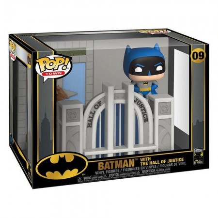 Funko Pop Town Batman 80 Years - Batman With The Hall Of Justice  09