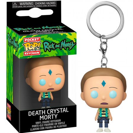 Chaveiro Funko Pocket Pop Keychain Rick And Morty - Death Crystal Morty