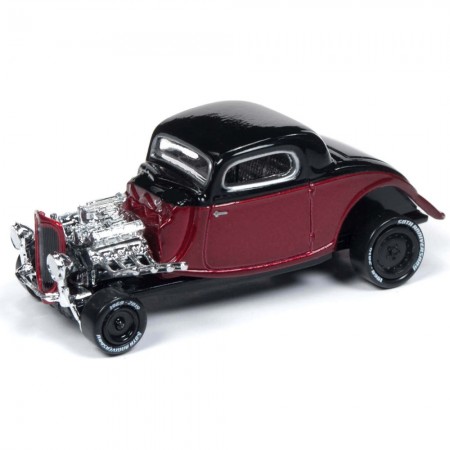 Carro Johnny Lightning 50 Years - Ford Coupe 1934 - Escala 1/64 (jlcg018a)