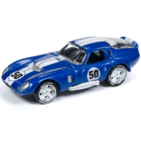 Carro Johnny Lightning 50 Years - Shelby Cobra Daytona Coupe 1965 - Escala 1/64 (jlcg018a)
