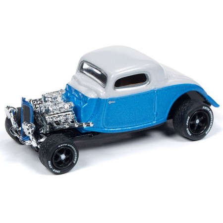 Carro Johnny Lightning 50 Years - Ford Coupe 1934 - Escala 1/64 (jlcg018b)