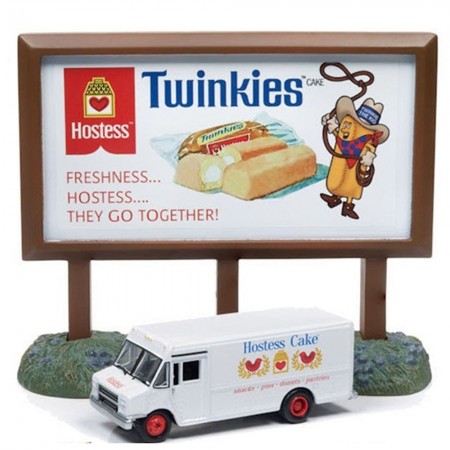 Carro e Cenrio Johnny Lightning American Snapshots - Gmc Step Van With Twinkies Billboard - Escala 1/64 (jlac001)