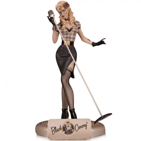 Estátua Dc Collectibles Dc Bombshells - Black Canary Sepia Tone Variant