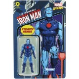 BONECO HASBRO MARVEL LEGENDS RETRO KENNER - IRON MAN ( STEALTH ARMOR)