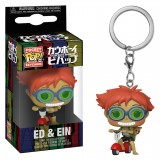 CHAVEIRO FUNKO POCKET POP KEYCHAIN COWBOY BEBOP - ED & EIN 59469