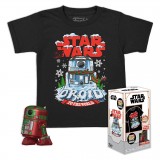 FUNKO POP TEES STAR WARS: R2-D2 POCKET (METALLIC) & CAMISETA TAMANHO XL (72940)