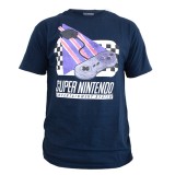 CAMISETA BWD-78016 SUPER NINTENDO DARK BLUE -M