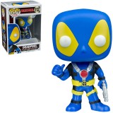 FUNKO POP MARVEL DEADPOOL EXCLUSIVE - BLUE DEADPOOL 112