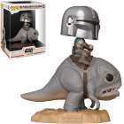 FUNKO POP STAR WARS THE MANDALORIAN DELUXE - THE MANDALORIAN ON BLURRG  358