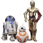 Action Figure Kotobukiya Star Wars: The Force Awakens - C-3po, R2-d2 & Bb-8