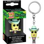Chaveiro Funko Pocket Pop Keychain Rick And Morty - Mr. Poopy Butthole Auctioneer