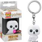 Chaveiro Funko Pocket Pop Keychain Harry Potter Exclusive - Hedwig (flocked)