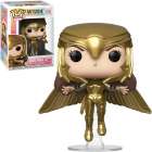 FUNKO POP HEROES WONDER WOMAN 1984 - WONDER WOMAN GOLDEN ARMOR FLYING 324