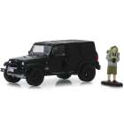 Carro Greenlight The Hobby Shop - Jeep Wrangler With Backpacker 2012 - Escala 1/64 (97070-f)
