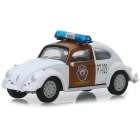 Carro Greenlight Club V-dub - Volkswagen Beetle Classic Mexico Police - Escala 1/64 (29960-f)