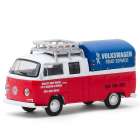 Carro Greenlight Club V-dub - Volkswagen Type 2 Double Cab Pick-up 1976 - Escala 1/64 (29980-e)