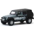Carro Greenlight Running On Empty - Jeep Wrangler Unlimited 2014 Falken Tires - Escala 1/64 (41100-e)