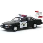 Carro Greenlight Hollywood Gone In 60 Seconds - Ford Crown Victoria Police Interceptor 1992 - Escala 1/64 (44870-e)