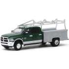 Carro Greenlight Dually Drivers - Dodge Ram 3500 Laramie With Ladder Rack 2018 - Escala 1/64  (46030-c)