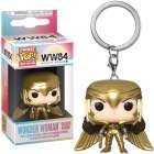 CHAVEIRO FUNKO POCKET POP KEYCHAIN WONDER WOMAN 1984 - WONDER WOMAN (GOLDEN ARMOR)