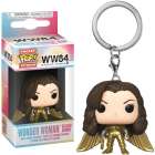 Chaveiro Funko Pocket Pop Keychain Wonder Woman 1984 - Wonder Woman Golden Armor (no Helmet)