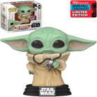 FUNKO POP STAR WARS THE MANDALORIAN NYCC 2020 EXCLUSIVE - THE CHILD WITH PENDANT (BABY YODA) 398