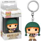 Chaveiro Funko Pocket Pop Keychain Harry Potter - Ron Weasley (holiday)