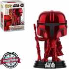 FUNKO POP STAR WARS THE MANDALORIAN EXCLUSIVE - THE MANDALORIAN 345 (CHROME RED)