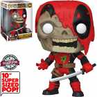 Funko Pop Marvel Zombies Exclusive - Zombie Deadpool 698 (super Sized 10