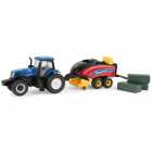Trator Ertl - New Holland T8.380 With Big Baler - Escala 1/64 (13948)
