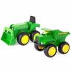 Caminho Tomy Kids - John Deere Sand Pit Vehicles - With Dump Truck And Tractor (35874)