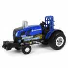 TRATOR ERTL - NEW HOLLAND PULLER THE BLUE STREAK - ESCALA 1/64 (37924A)