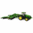 Trator Tomy Ertl - John Deere 8320r With 637 Disk - Escala 1/64
