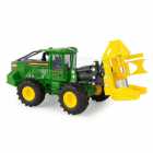 Trator Ertl Prestige Collection - John Deere Wheeled Feller Buncher 843l-ii - Escala 1/50