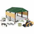 PLAYSET TOMY ERTL - CASE SKID STEER WITH SHED PLAYSET - ESCALA 1/32 (47251)