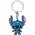 Chaveiro Funko Pocket Pop Keychain Disney Lilo & Stitch - Stitch (metallic)