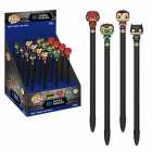 CANETAS FUNKO PEN TOPPER - DC SUPER HEROES (DISPLAY COM 16 PEAS)