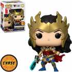 Funko Pop Chase Heroes Wonder Woman 80 Years - Wonder Woman (death Metal) 385