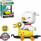 Funko Pop Disney Trains Nightmare Before Christmas Exclusive - Zero In Duck Cart 10 (glows In The Dark)