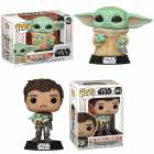 Funko Pop Star Wars The Mandalorian - The Mandalorian 461 e Grogu With Cookies 465 (combo)