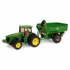 Trator Ertl - John Deere 8320r With J&m Grain Cart - Escala 1/64 (45236v)