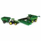 Trator Ertl Replica Play - John Deere S680 Harvesting Set - Escala 1/64 (5443)