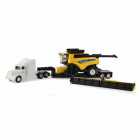 Trator Ertl Tomy - New Holland Country Cr9.90 Hauling Set - Escala 1/64 (13949)