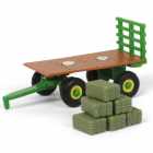 Trator Ertl Iron - John Deere Hay Wagon - Escala 1/64 (45802)