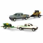 Caminhonete Ertl - John Deere Pickup Hauling Set 35192p (37510)